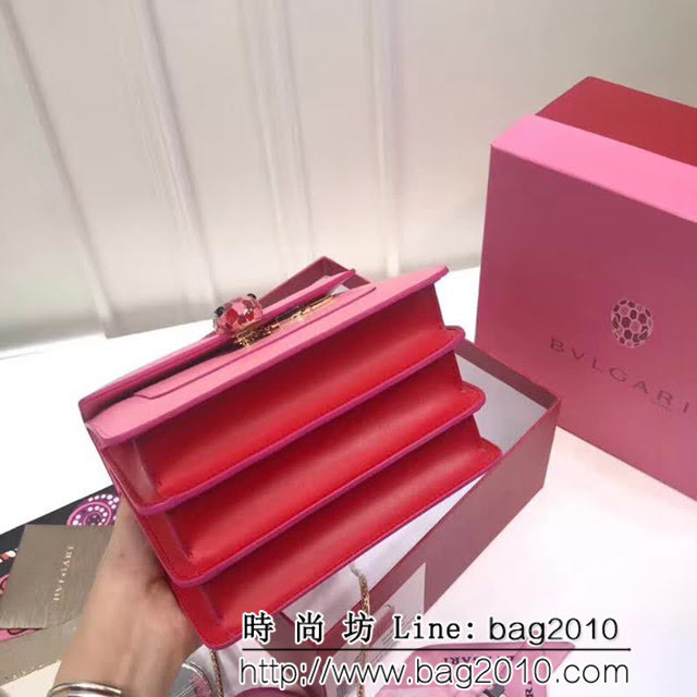 BVLGARI寶格麗 專櫃最新 閃電吊墜限量款 三層風琴包 可手提單肩斜挎 B286993 FYD1063
